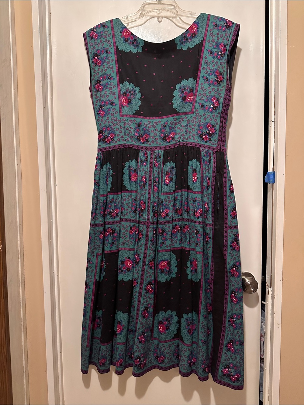Vintage La Provence Pierre Deux Peasant Midi Dress